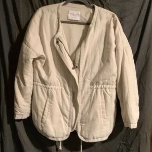 White jacket by velvet